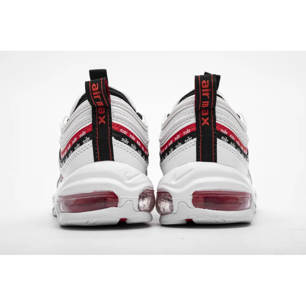 EM Sneakers Nike Air Max 97 Sketch Logo White Black Red