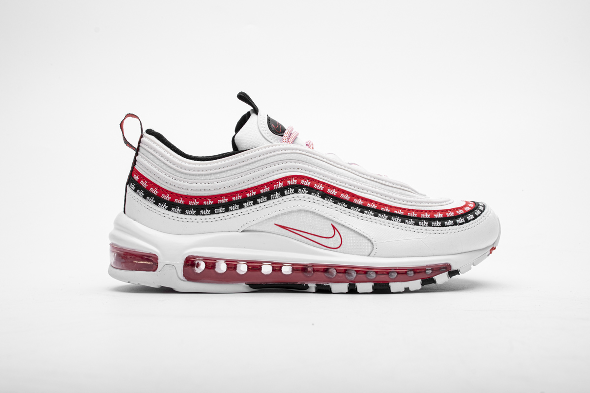 EM Sneakers Nike Air Max 97 Sketch Logo White Black Red