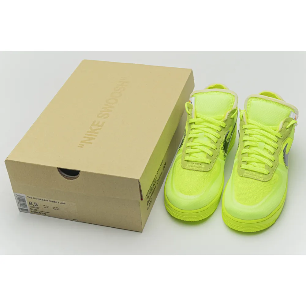 EM Sneakers Nike Air Force 1 Low Off-White Volt