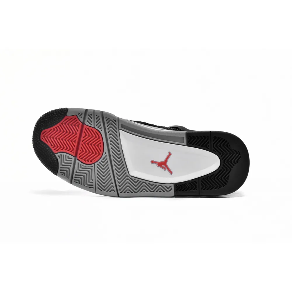 EM Sneakers Jordan 4 Retro SE Black Canvas