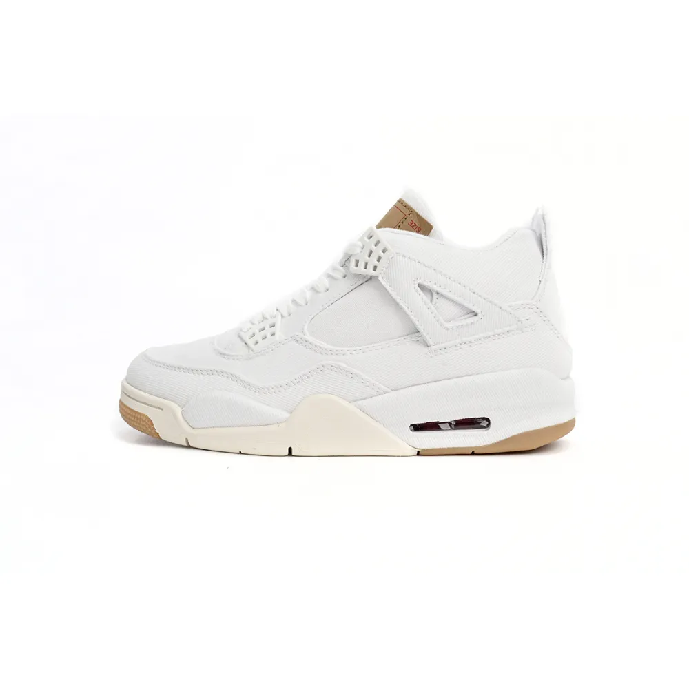 EM Sneakers Jordan 4 Retro Levi's White (Levi's Tag)