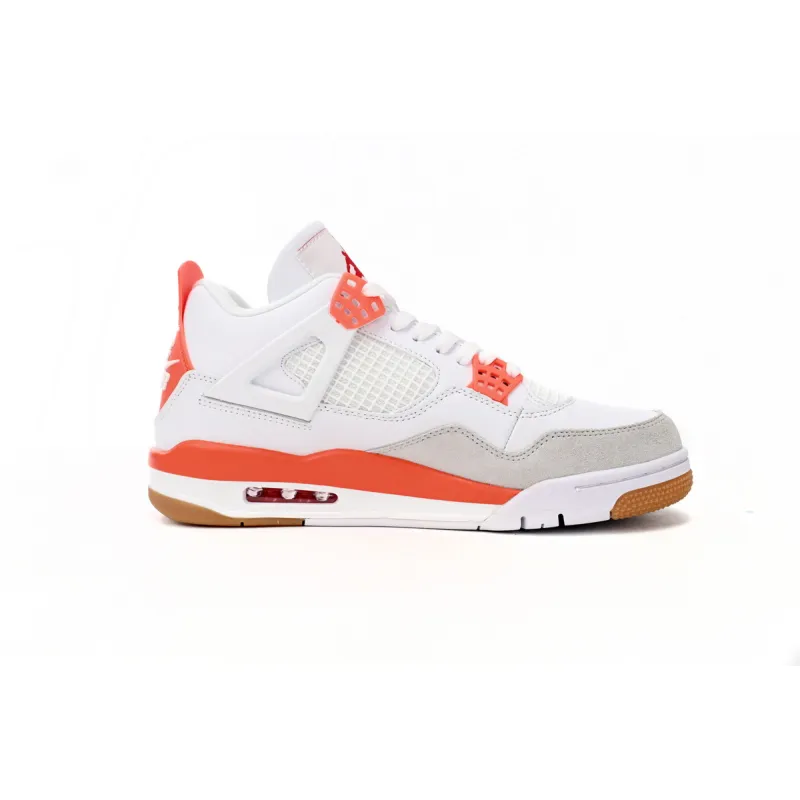 EM Sneakers Jordan 4 Retro White Orange