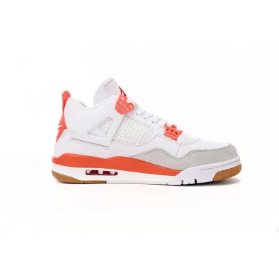 EM Sneakers Jordan 4 Retro White Orange 02