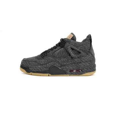 EM Sneakers Jordan 4 Retro Levi's Black (Levi's Tag) 01