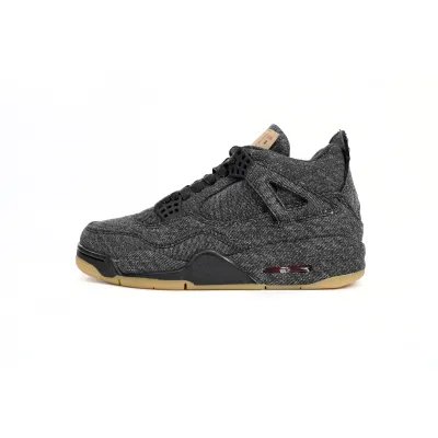 EM Sneakers Jordan 4 Retro Levi's Black (Levi's Tag) 01