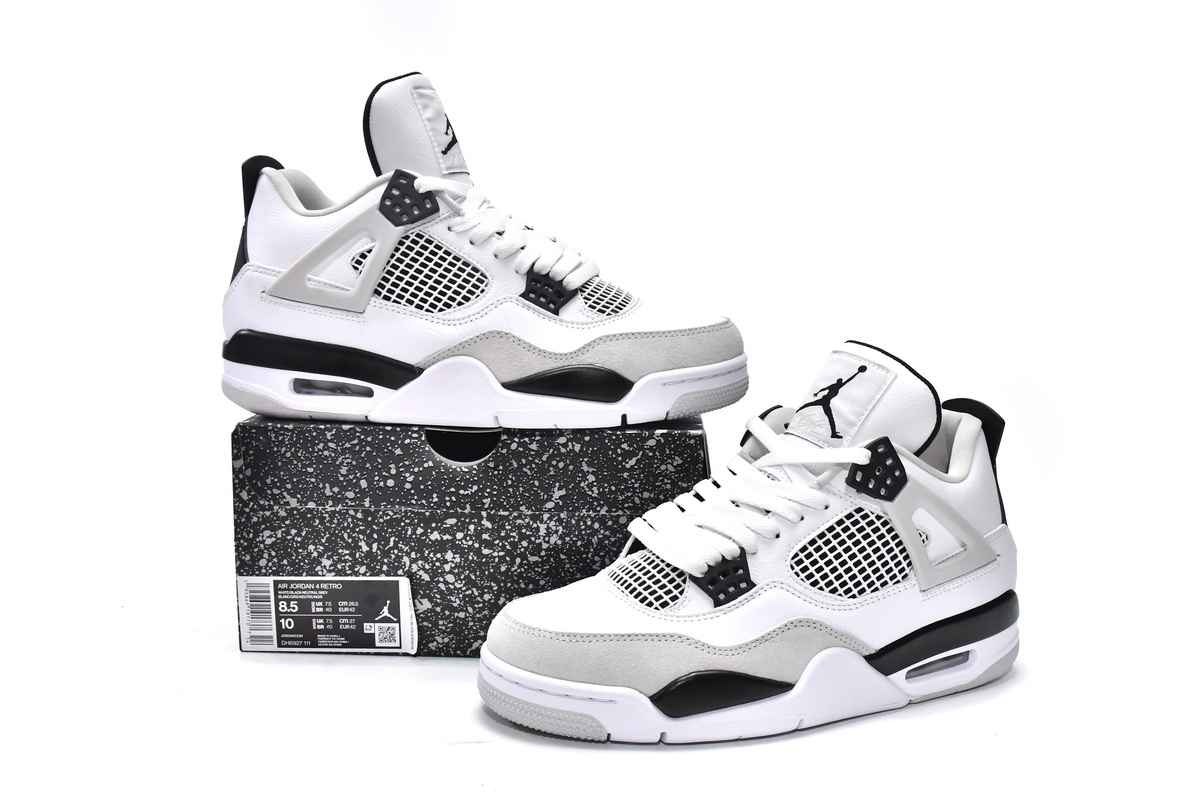 EM Sneakers Jordan 4 Retro Military Black