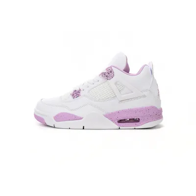 EM Sneakers Jordan 4 Retro White Pink 01