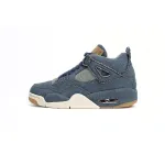 EM Sneakers Jordan 4 Retro Levi's Denim (Tag with Levi's Logo)