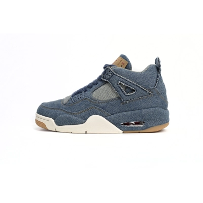 EM Sneakers Jordan 4 Retro Levi's Denim (Tag with Levi's Logo) 01