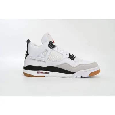 EM Sneakers Nike SB x Jordan 4 Retro White Black 02