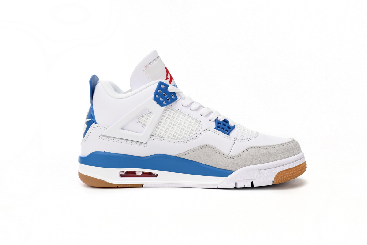 EM Sneakers Jordan 4 x Nike SB Retro White Blue