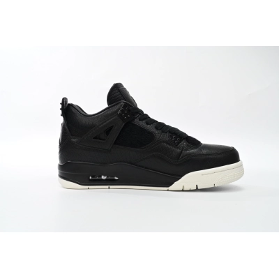 EM Sneakers Jordan 4 Retro Pony Hair Black 02