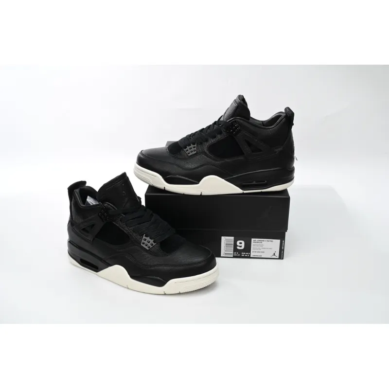 EM Sneakers Jordan 4 Retro Pony Hair Black