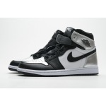 EM Sneakers Jordan 1 Retro High Silver Toe