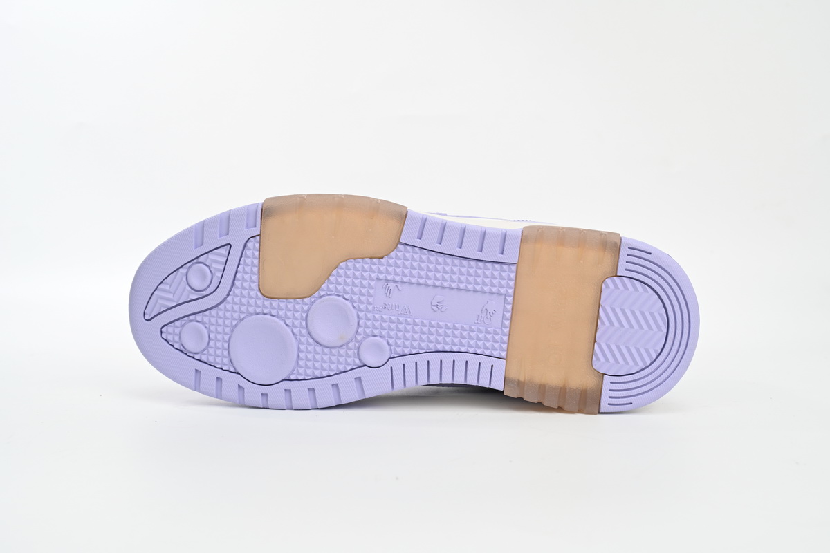 EM Sneakers OFF-WHITE Out Of Office Calf Leather White Lilac (Women's)