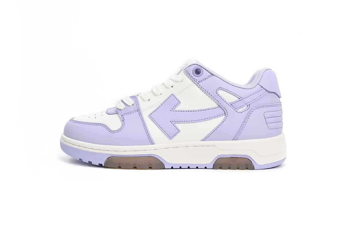 EM Sneakers OFF-WHITE Out Of Office Calf Leather White Lilac (Women's)