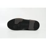 EM Sneakers OFF-WHITE Out Of Black Skin And White Tail