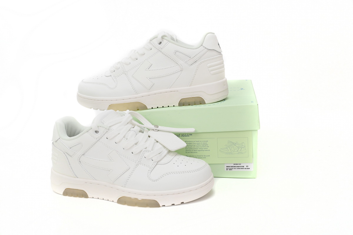 EM Sneakers OFF-WHITE Out Of Office OOO Low Tops Triple White