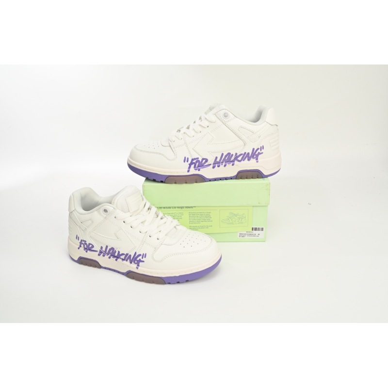EM Sneakers OFF-WHITE Out Of White Purple Printing