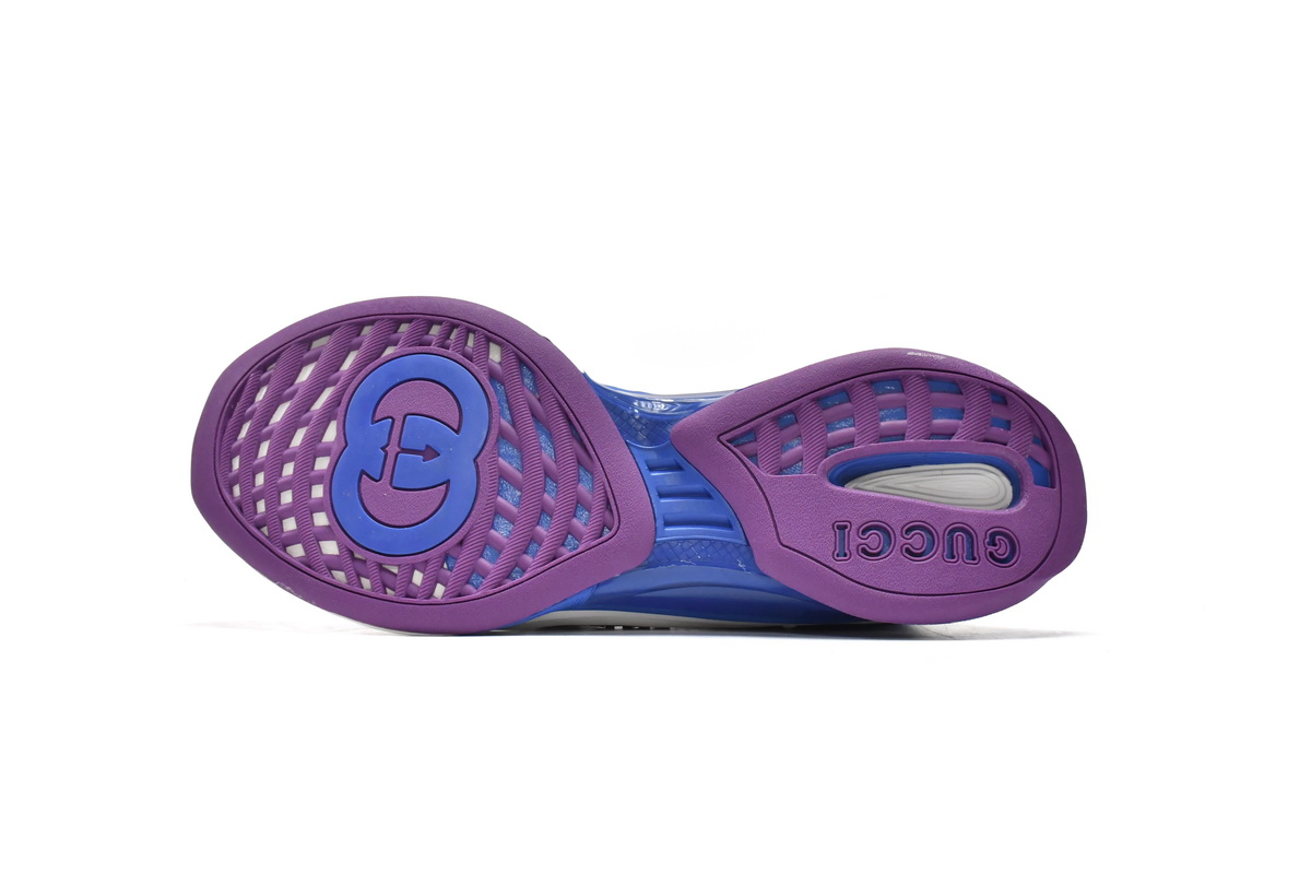 EM Sneakers Gucci Run White Blue Orange