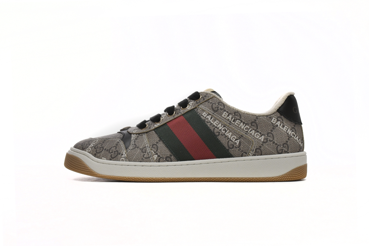 EM Sneakers Gucci Screener × Balenciaga Classic Print