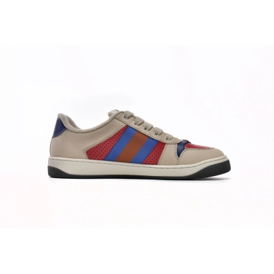 EM Sneakers Gucci Screener White Red 02