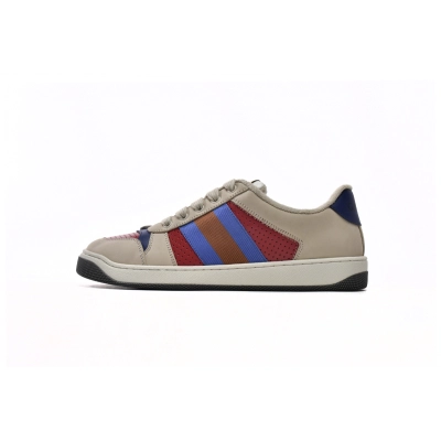 EM Sneakers Gucci Screener White Red 01