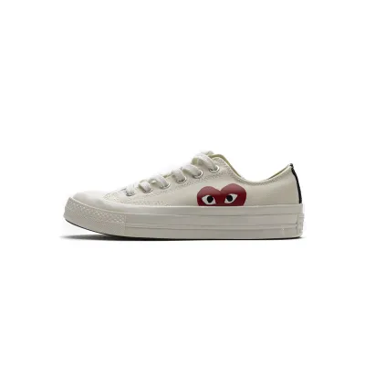 EM Sneakers Chuck Taylor All Star 70 Ox Comme des Garcons PLAY White 01