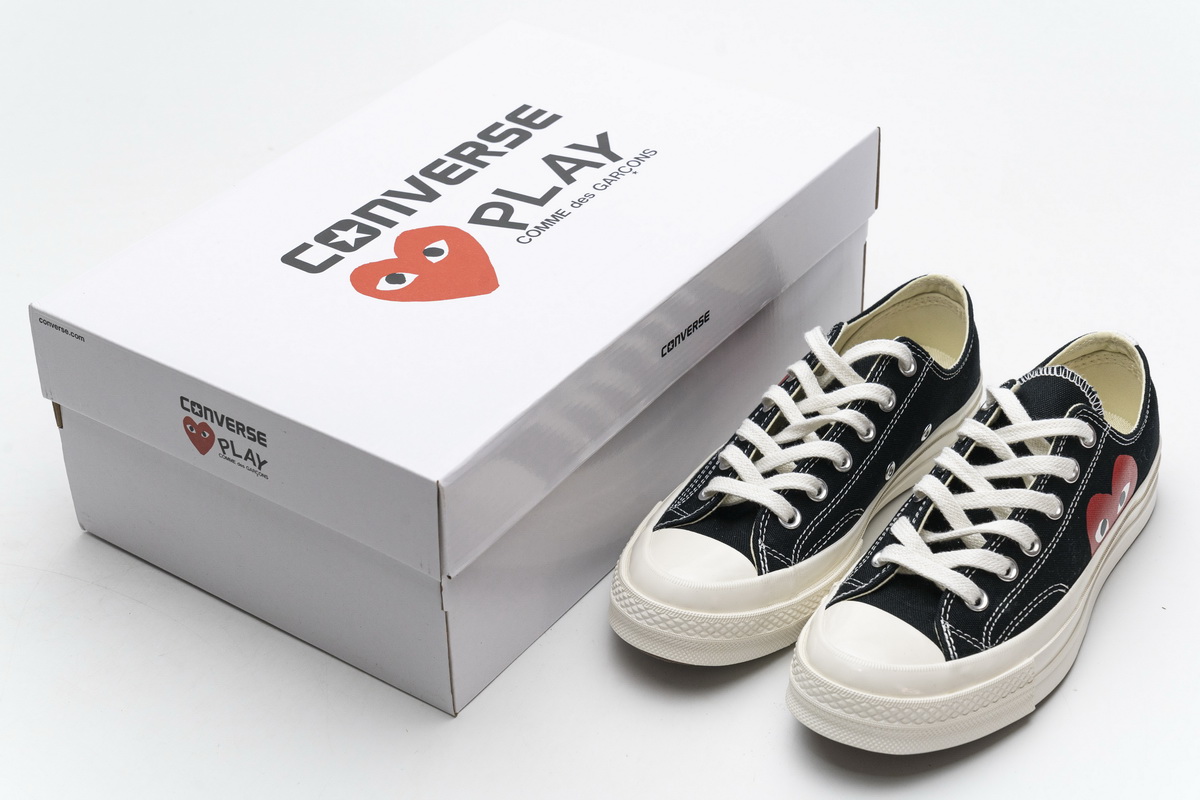 EM Sneakers Chuck Taylor All Star 70 Ox Comme des Garcons PLAY Black