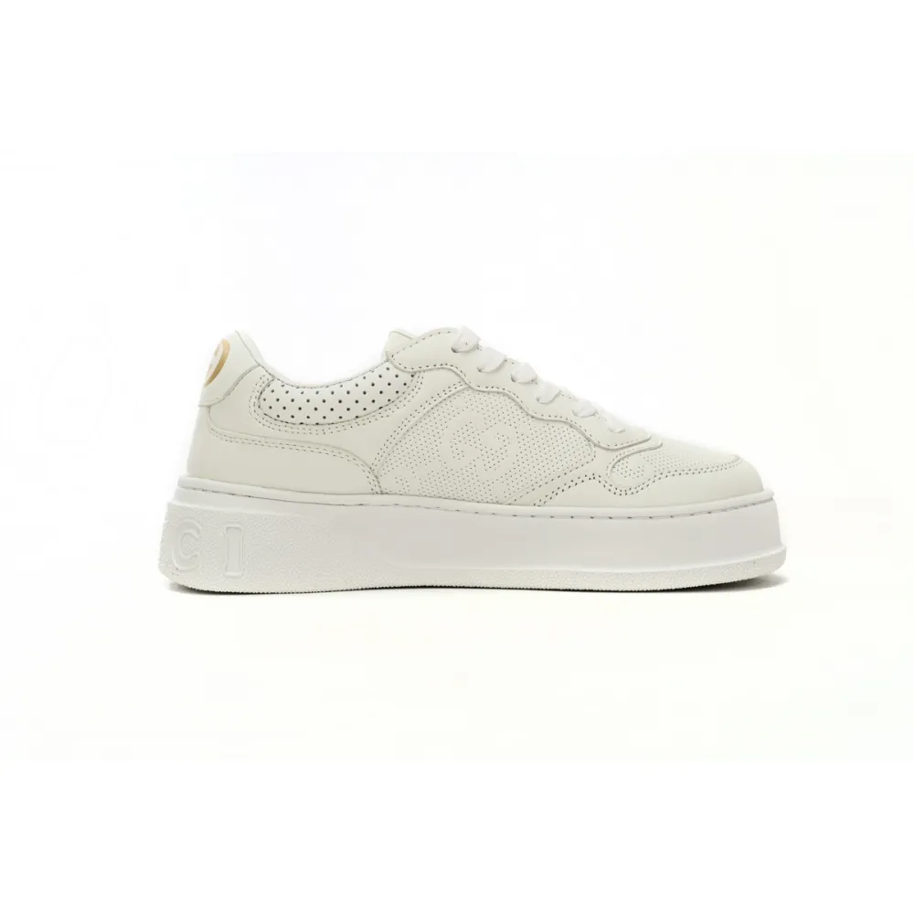EM Sneakers Gucci GG Embossed White Leather