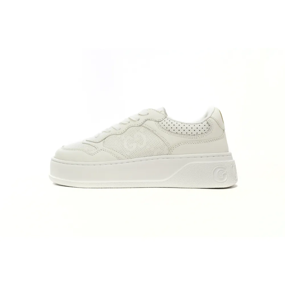 EM Sneakers Gucci GG Embossed White Leather