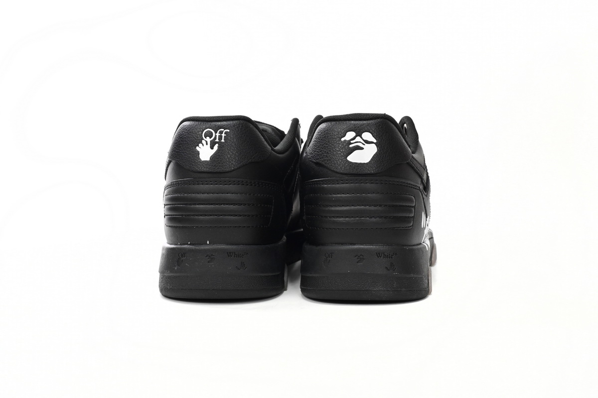 EM Sneakers OFF-WHITE OOO Low Tops "For Walking" Black White