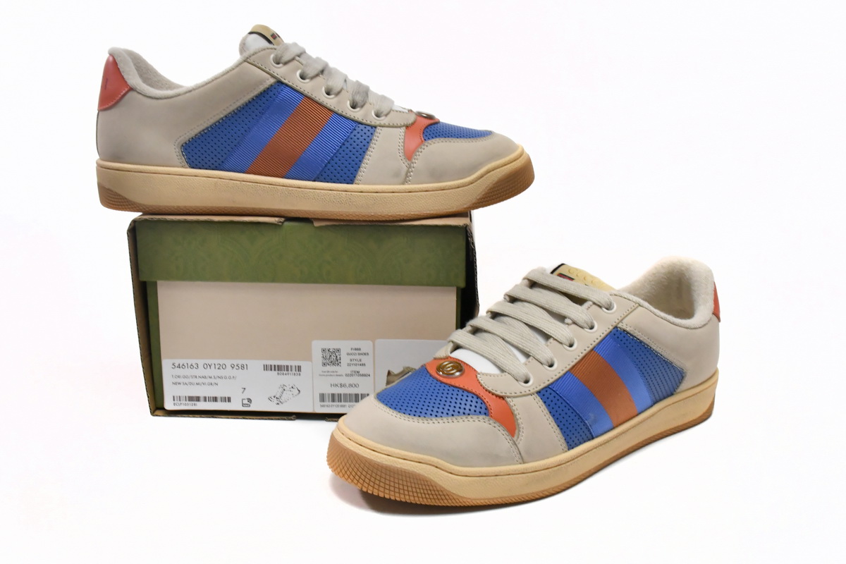 EM Sneakers Gucci Screener Blue White