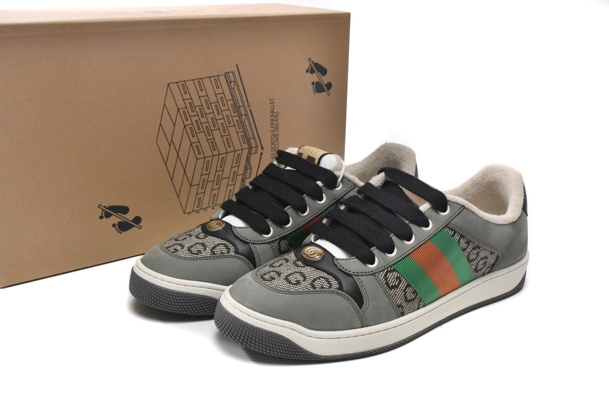 EM Sneakers Gucci Screener GG Canvas Brown