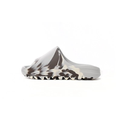 EM Sneakers Adidas Yeezy Slide Enflame Oil Painting White Grey 01