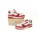 EM Sneakers Louis Vuitton White Red