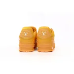 EM Sneakers Louis Vuitton Trainer All Yellow Embossing