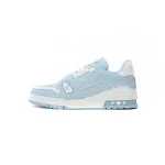 EM Sneakers Louis Vuitton Trainer Baby Blue