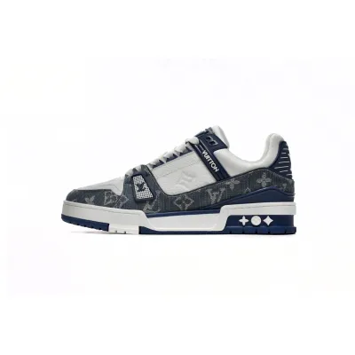 EM Sneakers Louis Vuitton Trainer Cowboy Blue 01