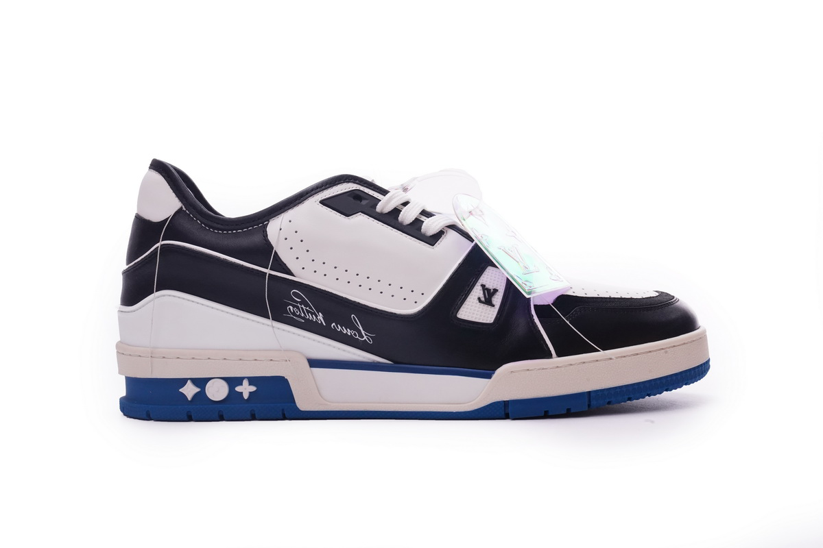 EM Sneakers Louis Vuitton Trainer Black Blue