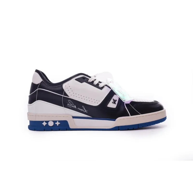 EM Sneakers Louis Vuitton Trainer Black Blue