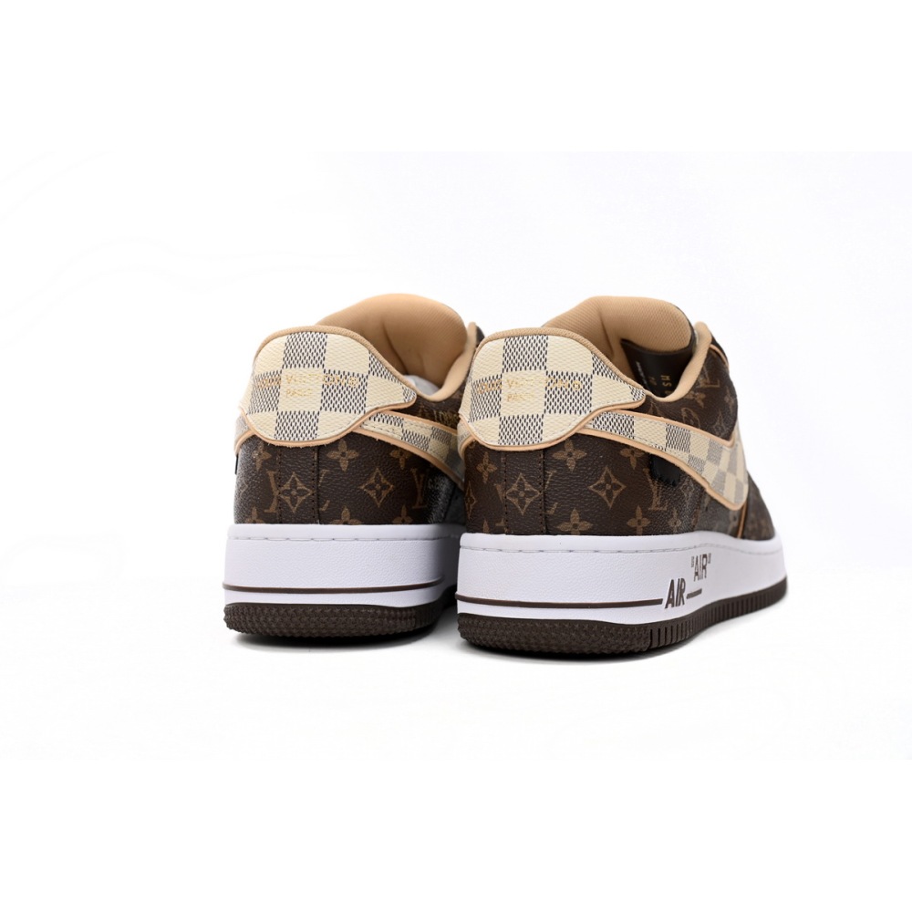 EM Sneakers Louis Vuitton x Nike Air Force 1 Coffee
