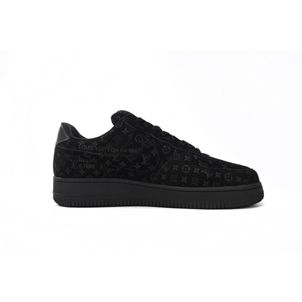 EM Sneakers Louis Vuitton x Nike Air Force 1 All Black