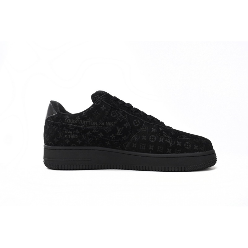 EM Sneakers Louis Vuitton x Nike Air Force 1 All Black