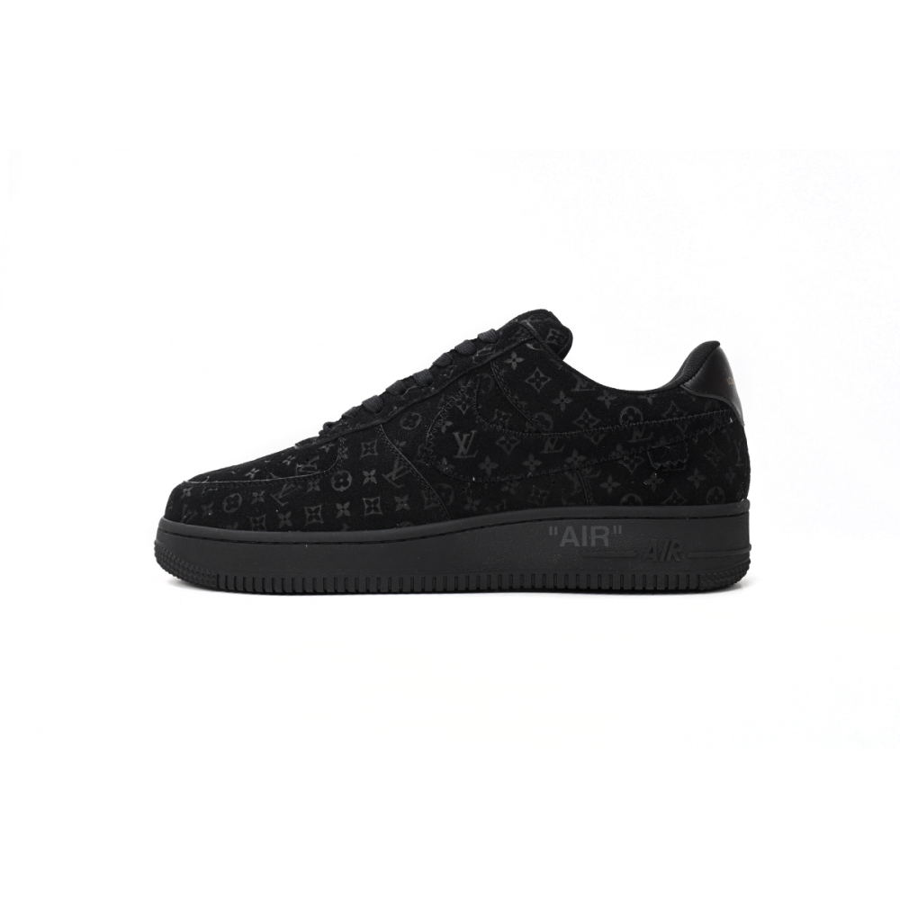 EM Sneakers Louis Vuitton x Nike Air Force 1 All Black