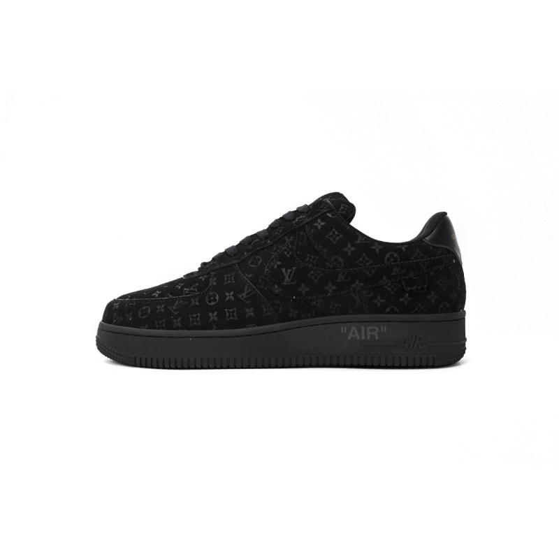 EM Sneakers Louis Vuitton x Nike Air Force 1 All Black