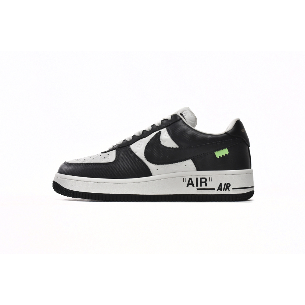 EM Sneakers Louis Vuitton x Nike Air Force 1 Black White