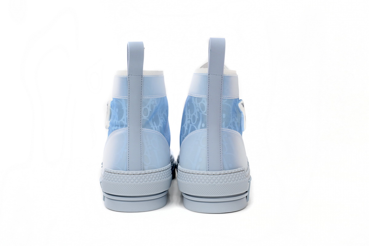 dior b23 high top daniel arsham light blue
