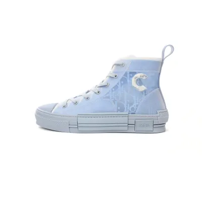 EM Sneakers Dior B23 High Top Daniel Arsham Light Blue 01