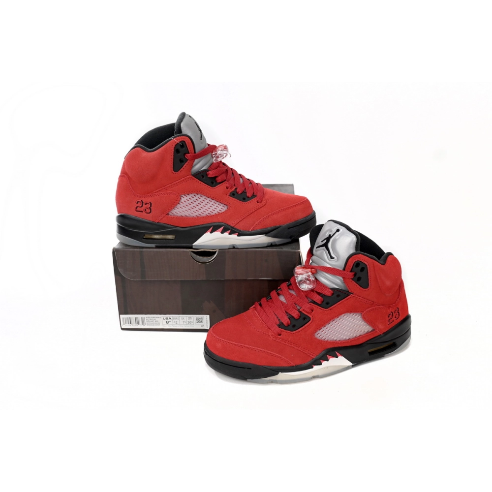 Jordan 5 Rips EM Sneakers strives to provide best reps Jordan 5 Retro Raging Bull Red.